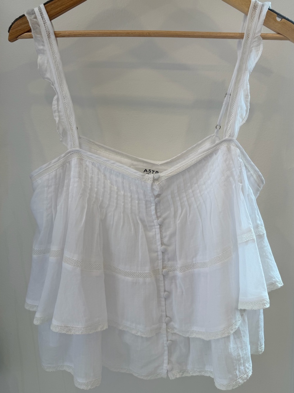 Delia White Top |ASTR